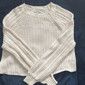 American Eagle Outfitters Women's Knit Sweater - Cream